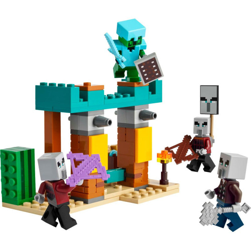LEGO Minecraft La Patrulla del Desierto de los Maldeanos 21267 juego de mesa