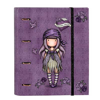 Carpeta 4 anillas A4 Gorjuss Morado libreriadavinci