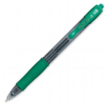 Bolígrafo Tinta Gel Pilot G-2 Verde libreriadavinci