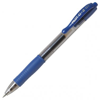 Bolígrafo Tinta Gel Pilot G-2 Azul libreriadavinci