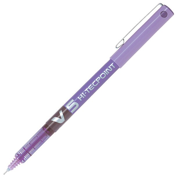 Bolígrafo Pilot V5 Lila libreriadavinci