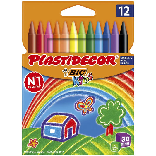 Ceras Plastidecor 12 und Bic Kids libreriadavinci