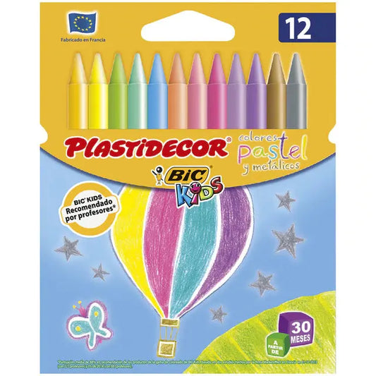 Ceras Plastidecor 12 und Bic Kids libreriadavinci