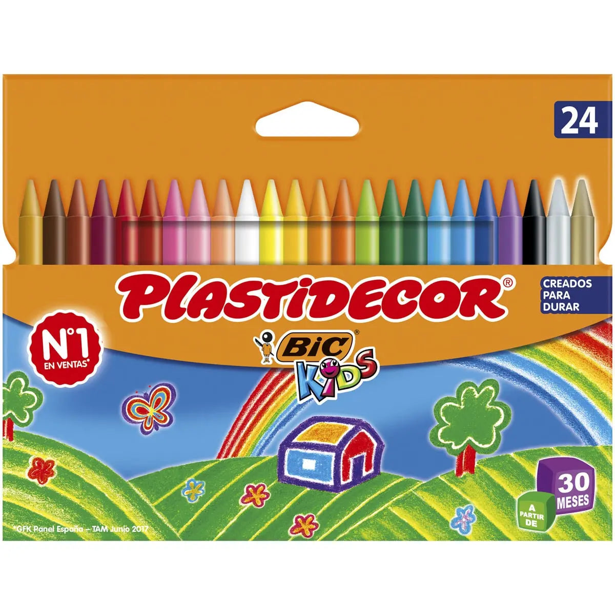 Ceras Plastidecor 24 und Bic libreriadavinci