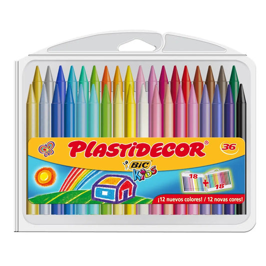 Ceras Plastidecor 36 und Bic libreriadavinci